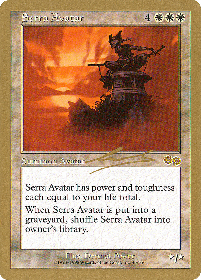 Serra Avatar (Nicolas Labarre) [World Championship Decks 2000] | Fandemonia Ltd