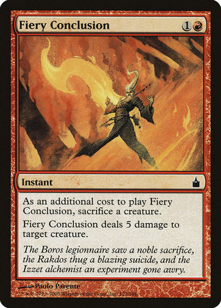Fiery Conclusion [Ravnica: City of Guilds] | Fandemonia Ltd