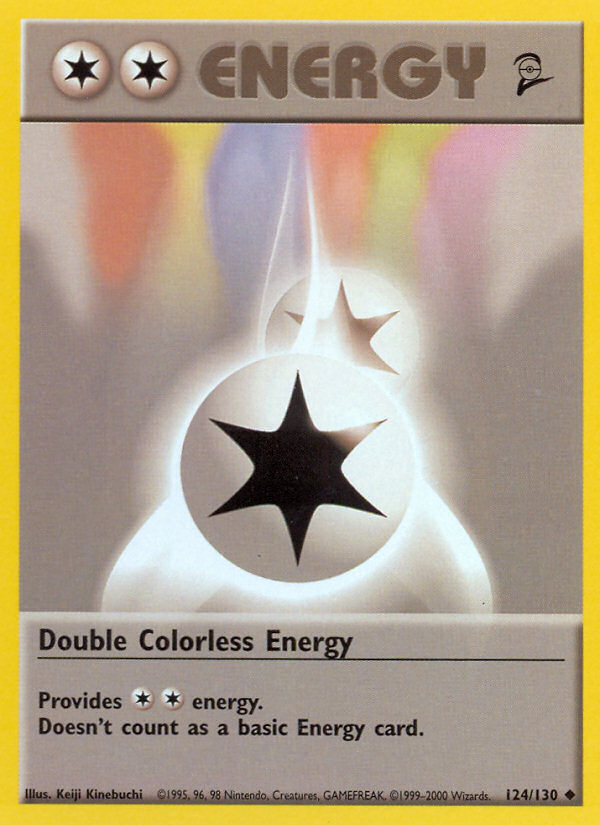 Double Colorless Energy (124/130) [Base Set 2] | Fandemonia Ltd