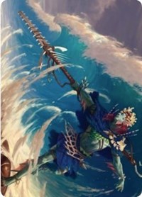 Tazeem Roilmage Art Card [Zendikar Rising Art Series] | Fandemonia Ltd
