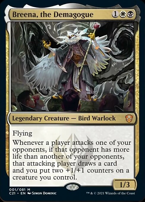 Breena, the Demagogue [Commander 2021] | Fandemonia Ltd