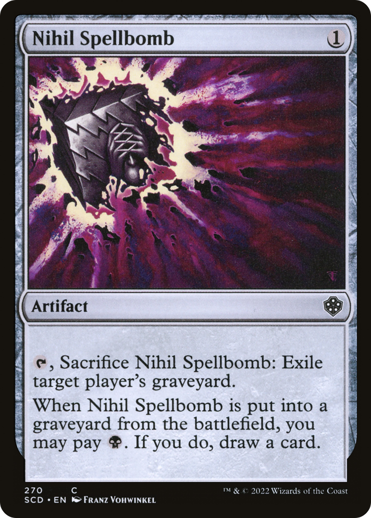 Nihil Spellbomb [Starter Commander Decks] | Fandemonia Ltd