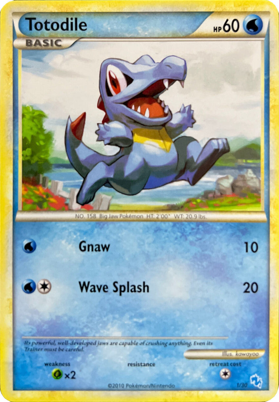 Totodile (1/30) [HeartGold & SoulSilver: Trainer Kit - Gyarados] | Fandemonia Ltd