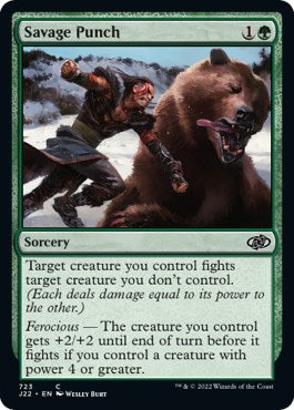 Savage Punch [Jumpstart 2022] | Fandemonia Ltd