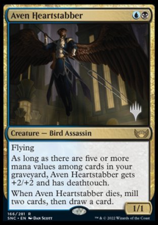 Aven Heartstabber (Promo Pack) [Streets of New Capenna Promos] | Fandemonia Ltd