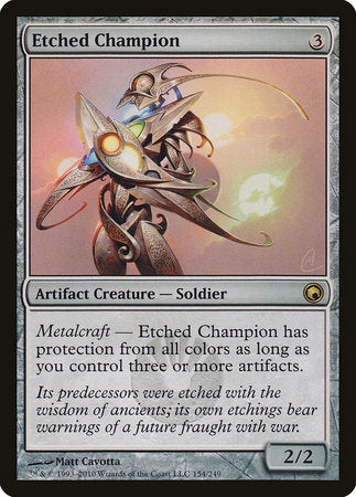 Etched Champion [Scars of Mirrodin] | Fandemonia Ltd