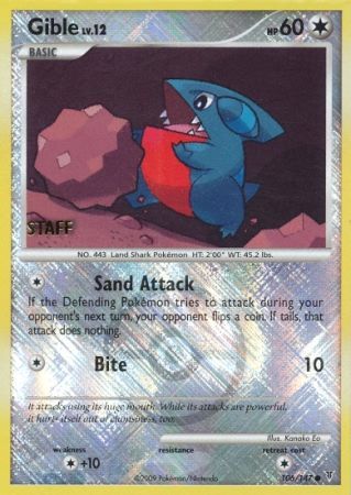 Gible (106/147) (Championship Promo Staff) [Platinum: Supreme Victors] | Fandemonia Ltd