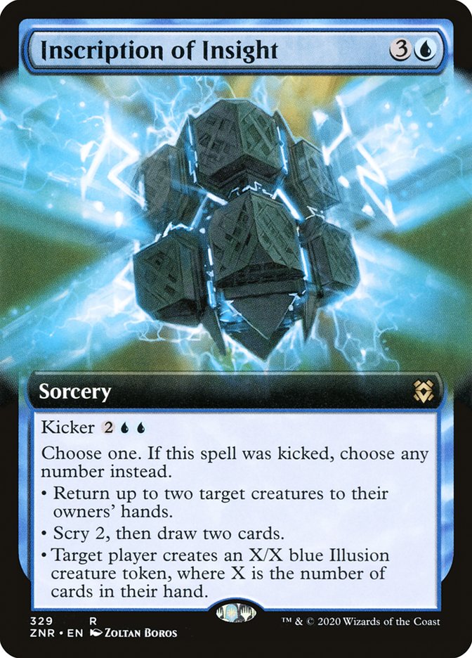 Inscription of Insight (Extended Art) [Zendikar Rising] | Fandemonia Ltd