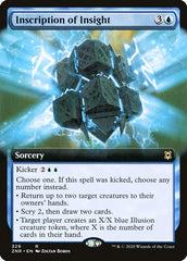 Inscription of Insight (Extended Art) [Zendikar Rising] | Fandemonia Ltd
