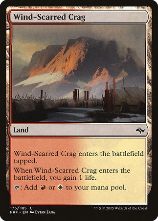 Wind-Scarred Crag [Fate Reforged] | Fandemonia Ltd