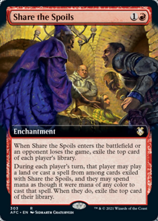 Share the Spoils (Extended) [Dungeons & Dragons: Adventures in the Forgotten Realms Commander] | Fandemonia Ltd