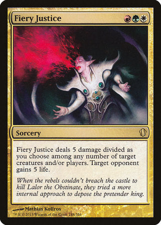 Fiery Justice [Commander 2013] | Fandemonia Ltd