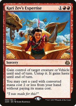 Kari Zev's Expertise [Aether Revolt] | Fandemonia Ltd