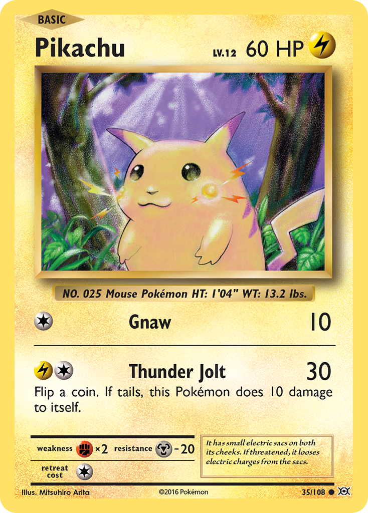 Pikachu (35/108) [XY: Evolutions] | Fandemonia Ltd