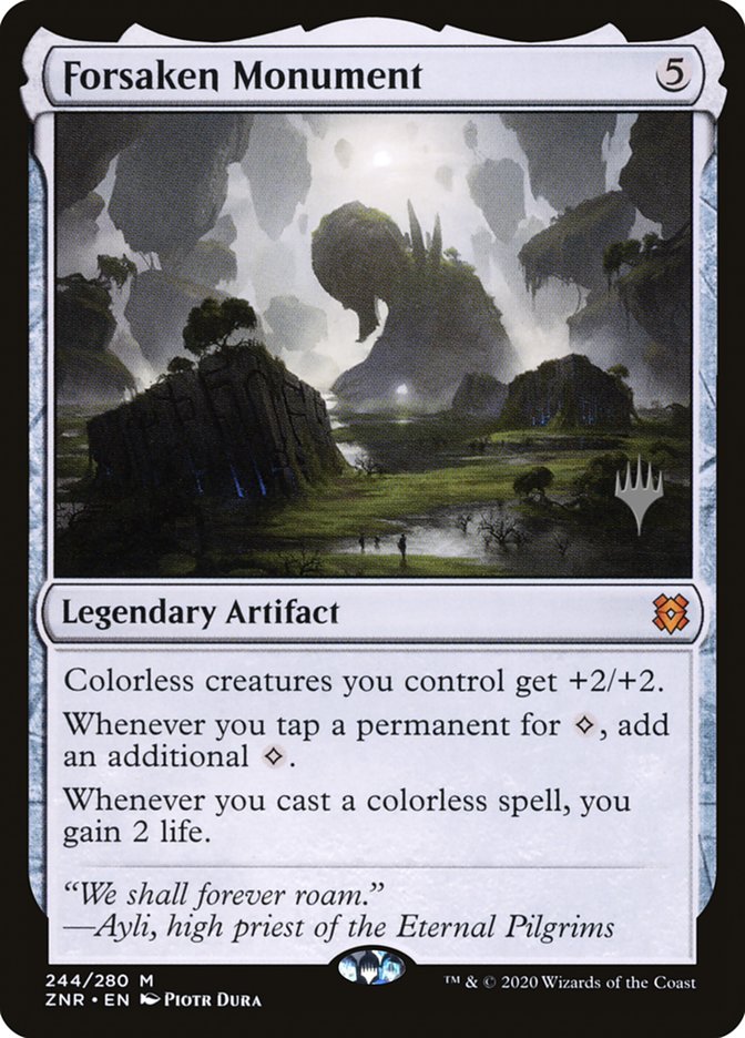 Forsaken Monument (Promo Pack) [Zendikar Rising Promos] | Fandemonia Ltd
