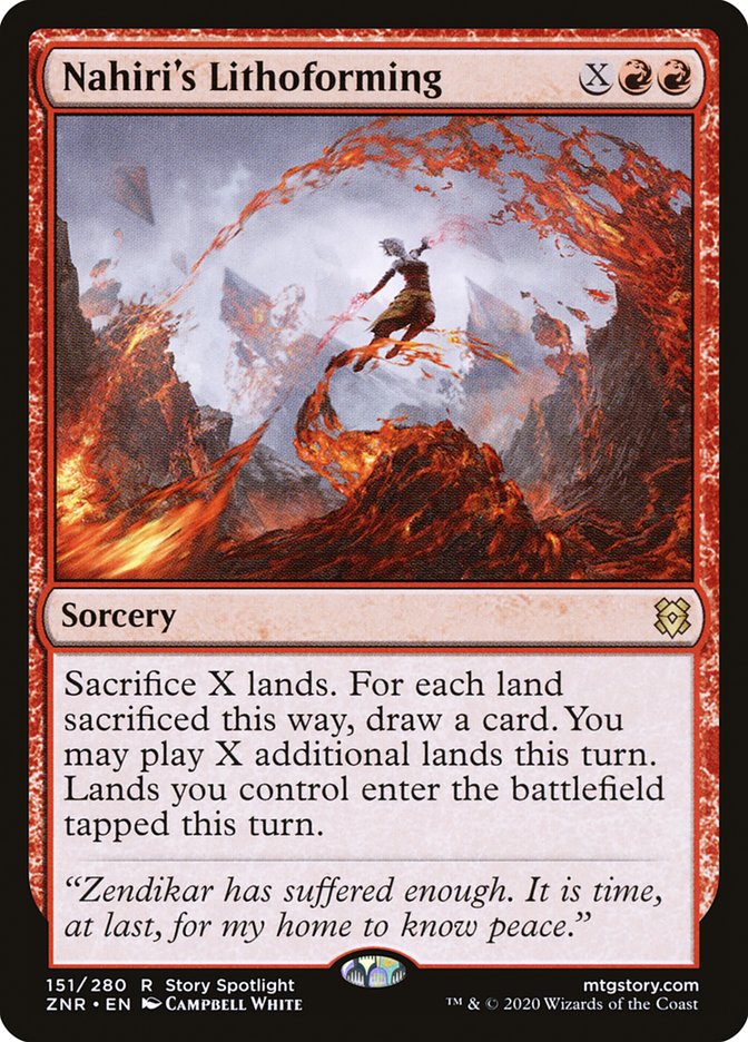 Nahiri's Lithoforming [Zendikar Rising] | Fandemonia Ltd