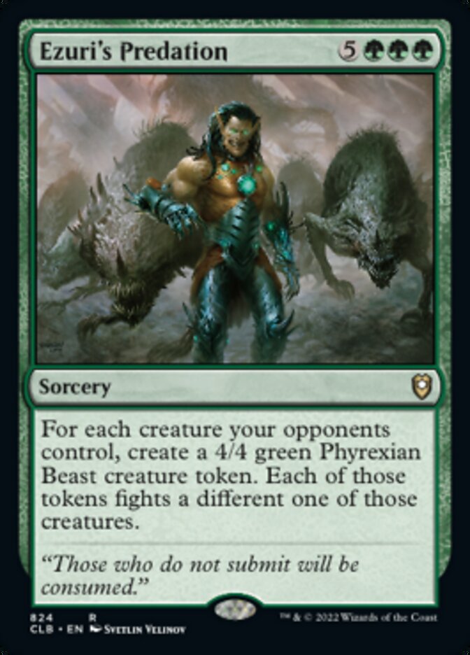 Ezuri's Predation [Commander Legends: Battle for Baldur's Gate] | Fandemonia Ltd