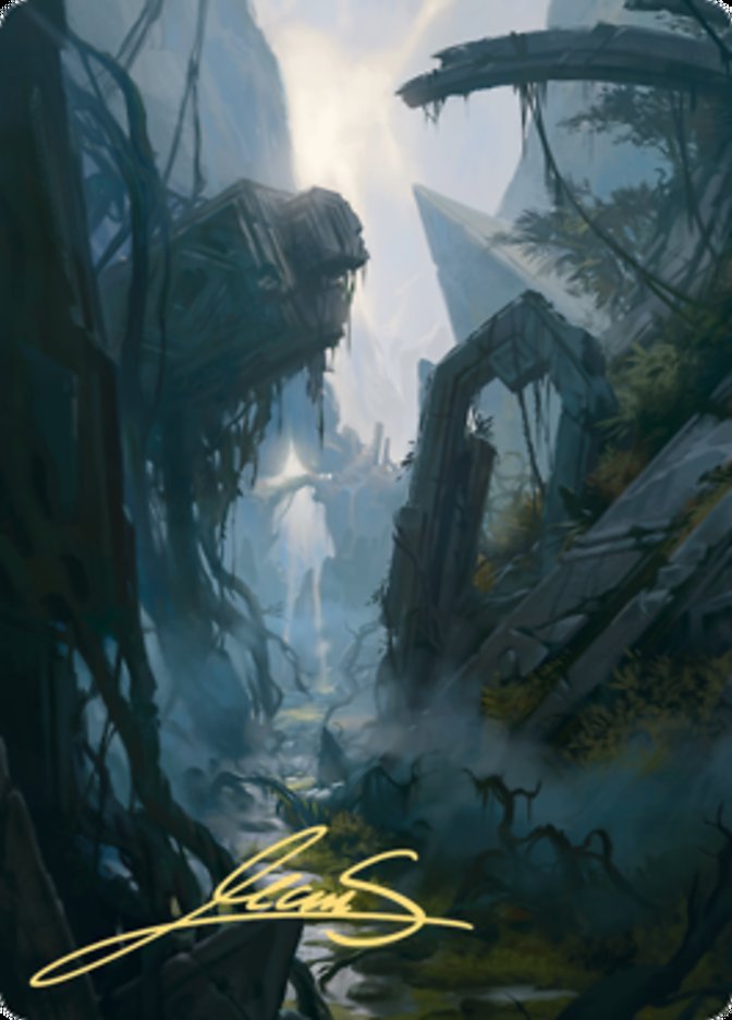 Swamp 2 Art Card (Gold-Stamped Signature) [Zendikar Rising Art Series] | Fandemonia Ltd