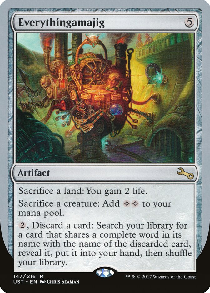 Everythingamajig ("Sacrifice a Land") [Unstable] | Fandemonia Ltd