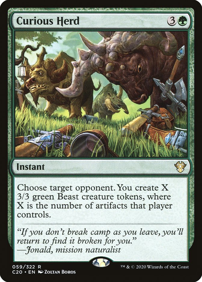 Curious Herd [Commander 2020] | Fandemonia Ltd