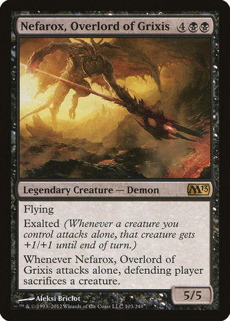 Nefarox, Overlord of Grixis [Magic 2013] | Fandemonia Ltd