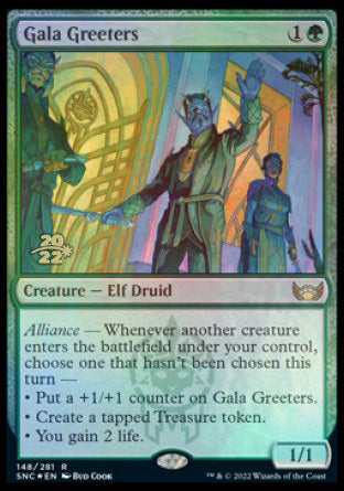 Gala Greeters [Streets of New Capenna Prerelease Promos] | Fandemonia Ltd