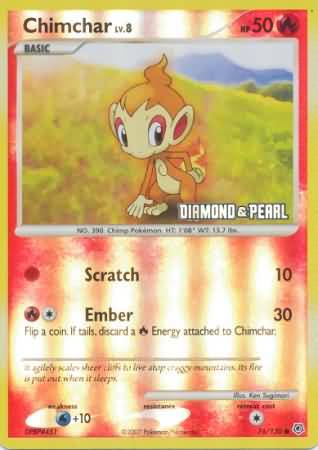 Chimchar (76/130) [Burger King Promos: 2008 Collection] | Fandemonia Ltd