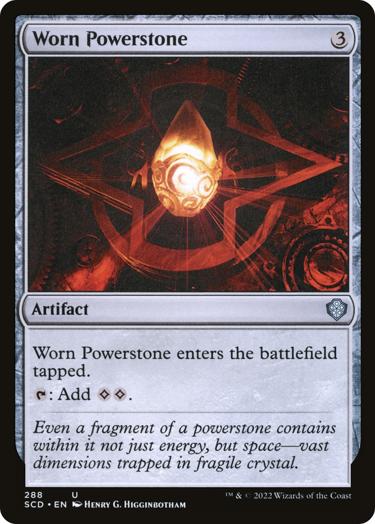 Worn Powerstone [Starter Commander Decks] | Fandemonia Ltd