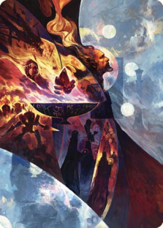 Urza's Command Art Card [The Brothers' War Art Series] | Fandemonia Ltd