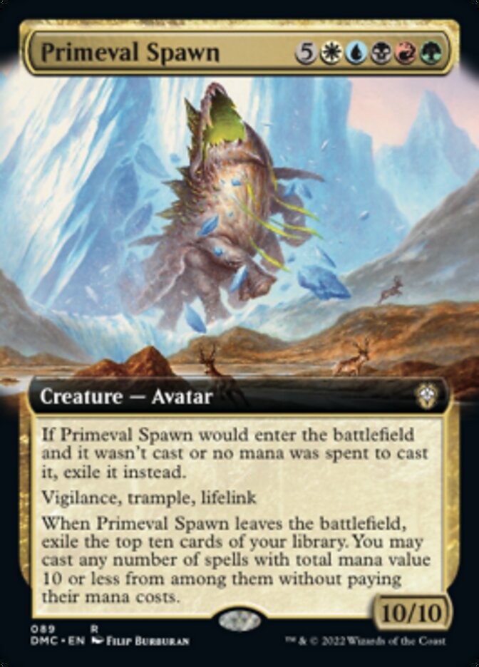 Primeval Spawn (Extended Art) [Dominaria United Commander] | Fandemonia Ltd