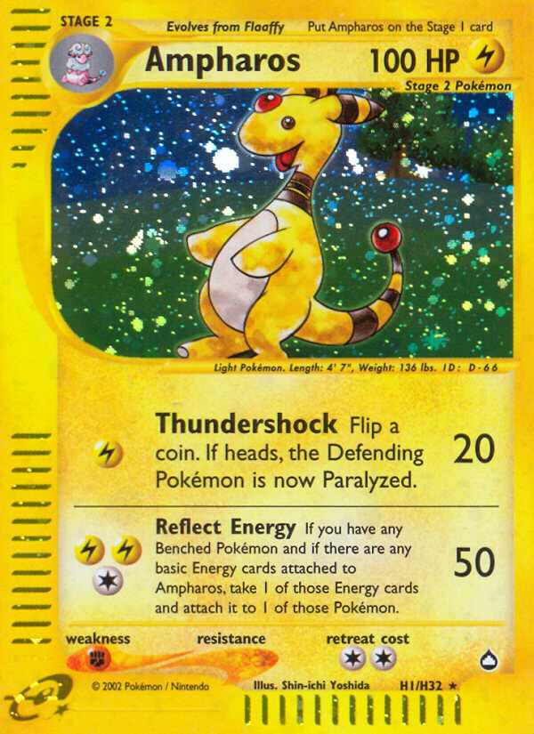 Ampharos (H1/H32) [Aquapolis] | Fandemonia Ltd