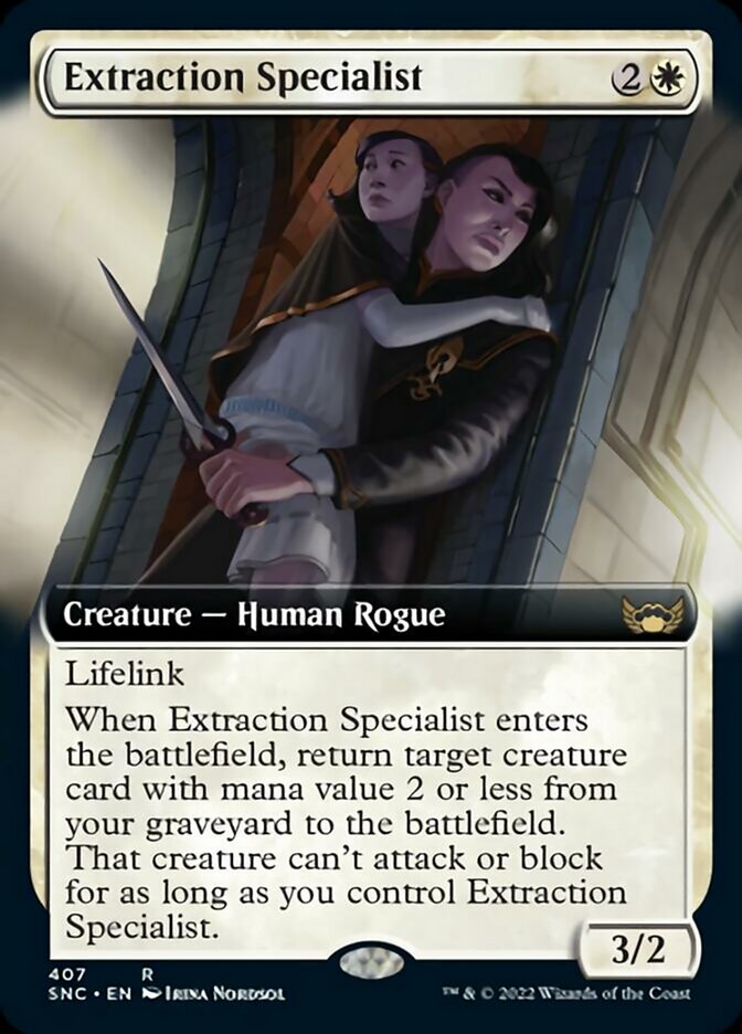Extraction Specialist (Extended Art) [Streets of New Capenna] | Fandemonia Ltd