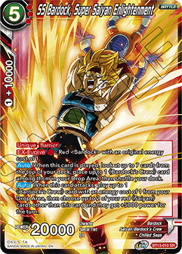 SS Bardock, Super Saiyan Enlightenment (Super Rare) [BT13-010] | Fandemonia Ltd