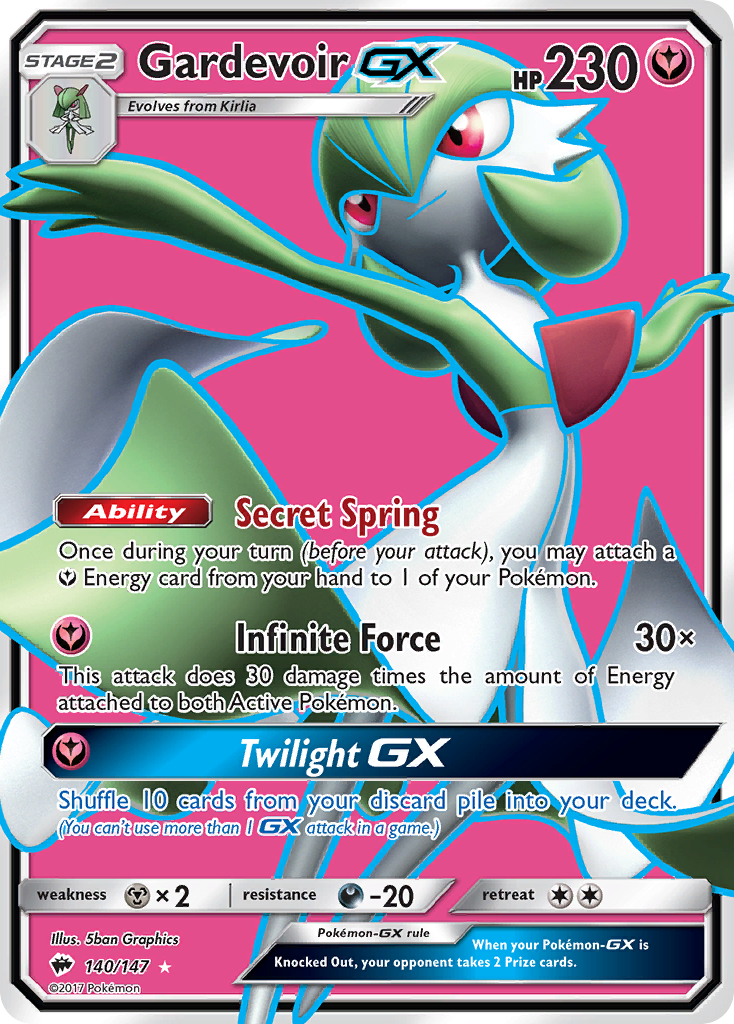 Gardevoir GX (140/147) [Sun & Moon: Burning Shadows] | Fandemonia Ltd