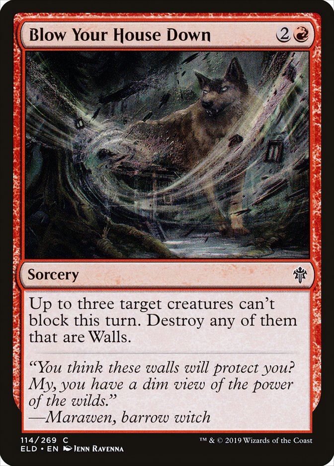 Blow Your House Down [Throne of Eldraine] | Fandemonia Ltd