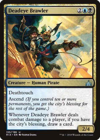 Deadeye Brawler [Rivals of Ixalan] | Fandemonia Ltd