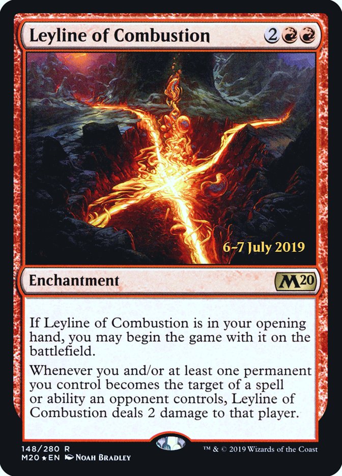 Leyline of Combustion  [Core Set 2020 Prerelease Promos] | Fandemonia Ltd