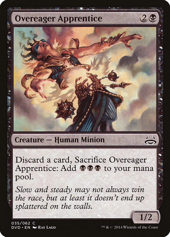 Overeager Apprentice (Divine vs. Demonic) [Duel Decks Anthology] | Fandemonia Ltd