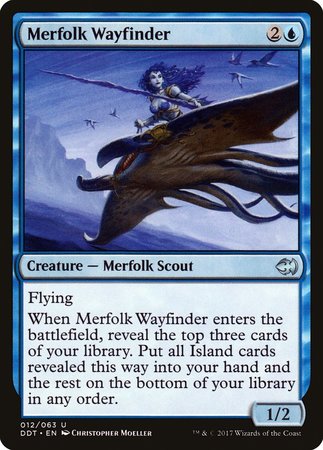 Merfolk Wayfinder [Duel Decks: Merfolk vs. Goblins] | Fandemonia Ltd