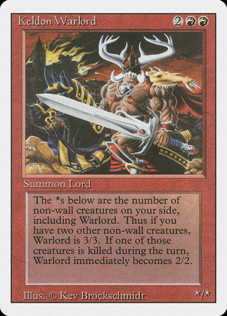 Keldon Warlord [Revised Edition] | Fandemonia Ltd