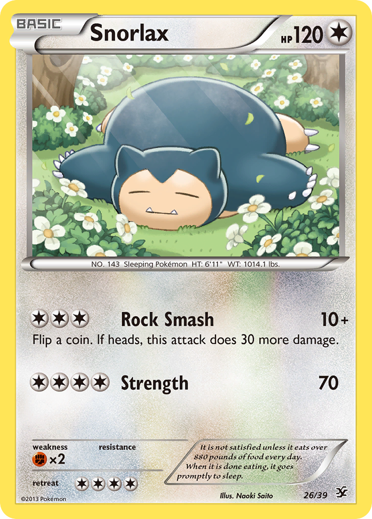 Snorlax (26/39) [XY: Kalos Starter Set] | Fandemonia Ltd