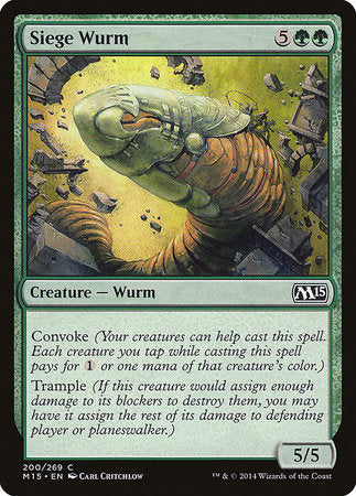 Siege Wurm [Magic 2015] | Fandemonia Ltd