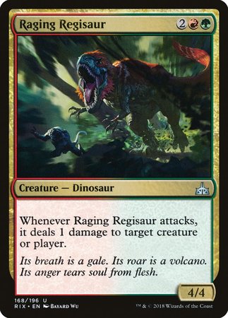 Raging Regisaur [Rivals of Ixalan] | Fandemonia Ltd