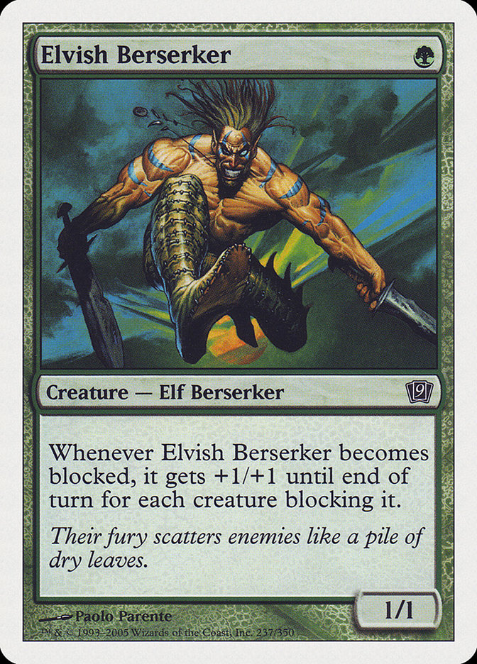 Elvish Berserker [Ninth Edition] | Fandemonia Ltd