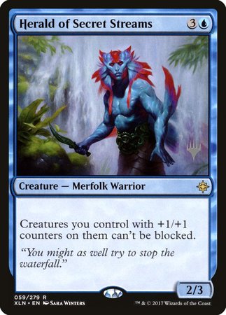 Herald of Secret Streams [Ixalan Promos] | Fandemonia Ltd