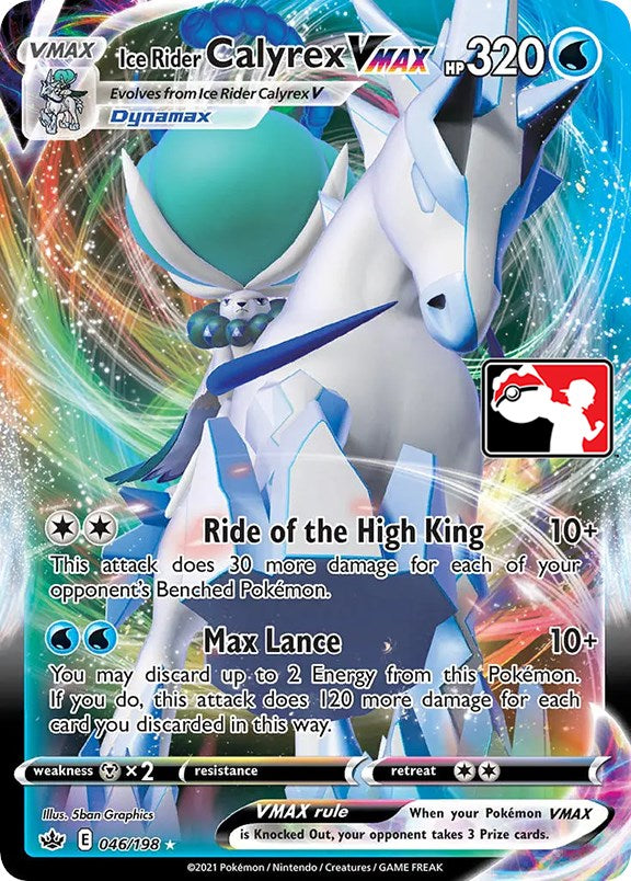 Ice Rider Calyrex VMAX (046/198) [Prize Pack Series One] | Fandemonia Ltd