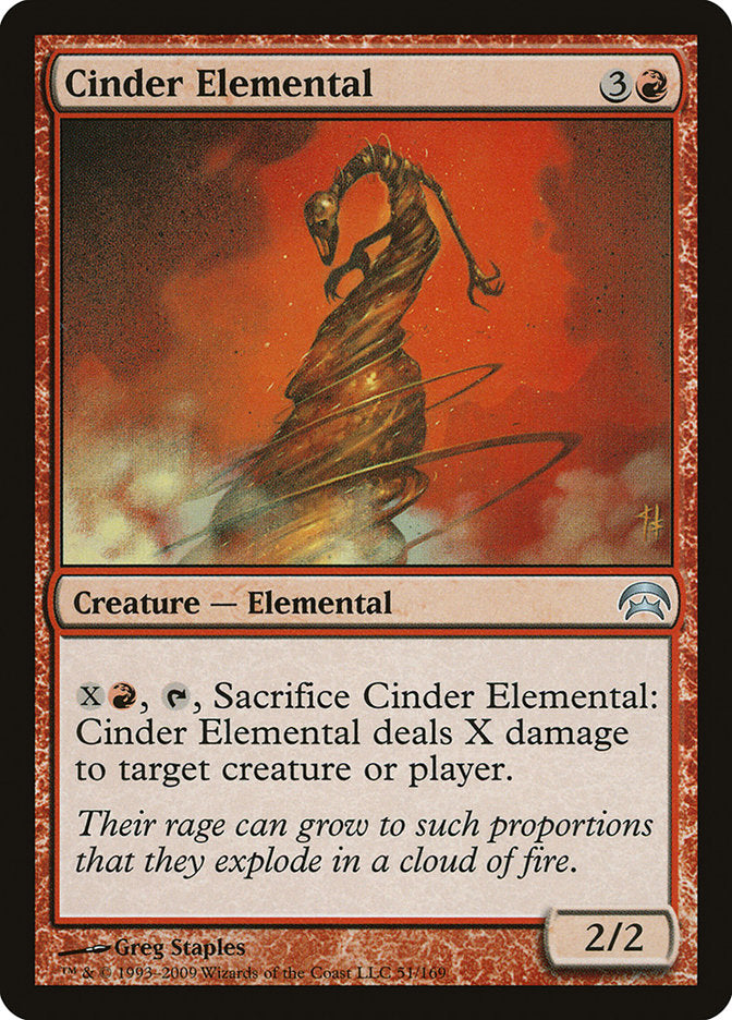 Cinder Elemental [Planechase] | Fandemonia Ltd