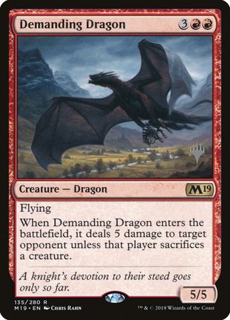 Demanding Dragon [Core Set 2019 Promos] | Fandemonia Ltd