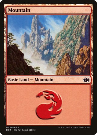 Mountain (63) [Duel Decks: Merfolk vs. Goblins] | Fandemonia Ltd