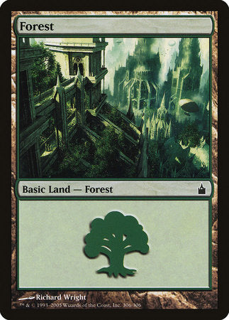 Forest (306) [Ravnica: City of Guilds] | Fandemonia Ltd